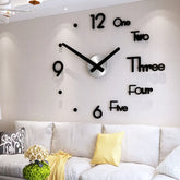 Acrylic Wall Clock with 12 inch Needles - 3D 508