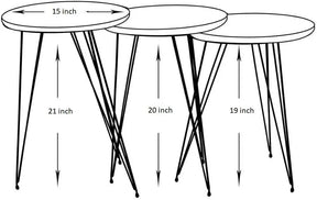 Modern Design Side Tables - Coffee Tables - Nesting Tables - T 901