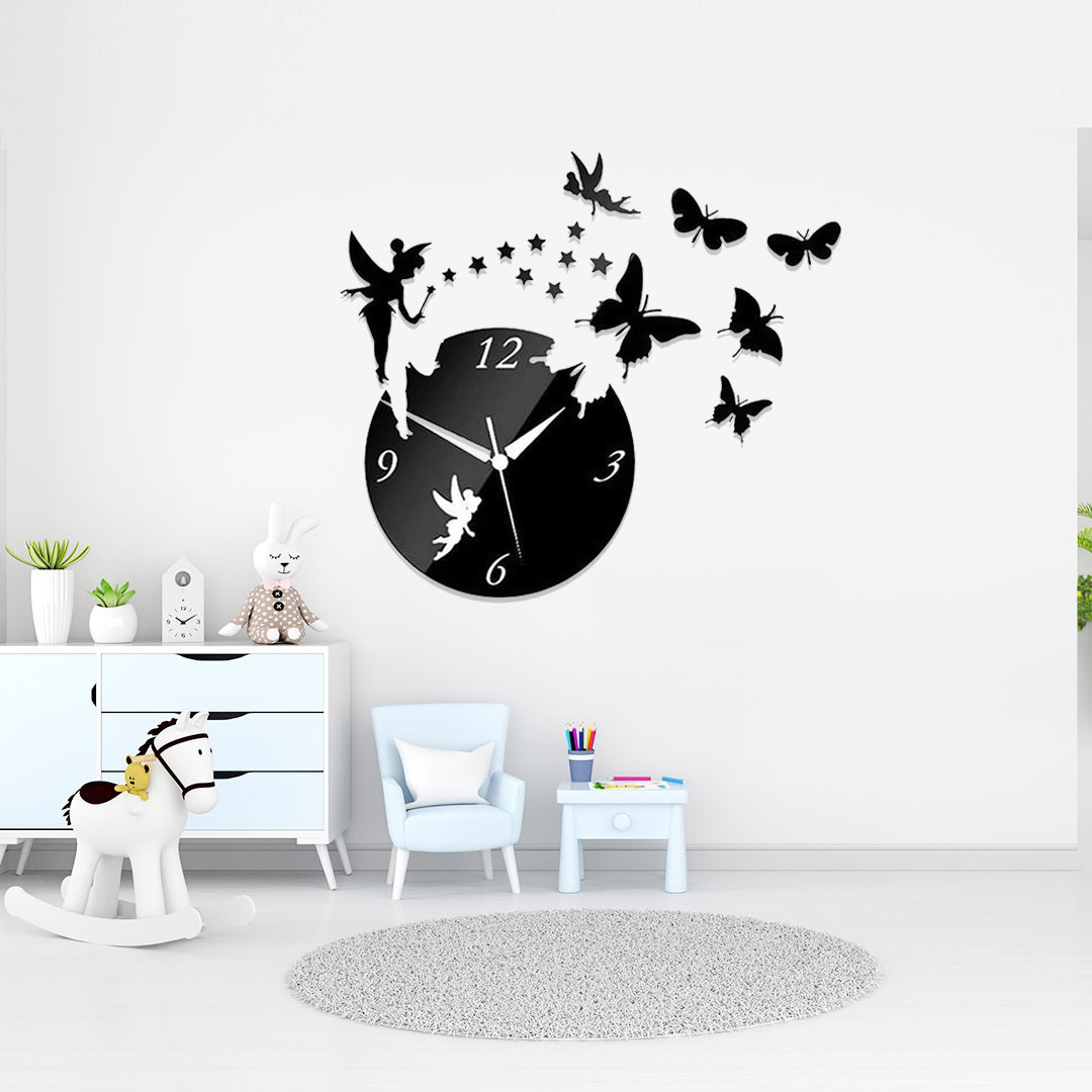 Fairy Wooden Wall Clock for home decoration - WC 115