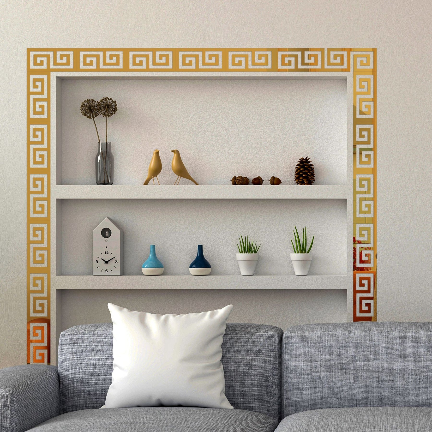 Versace Acrylic Border Mirror Decor - WM 724