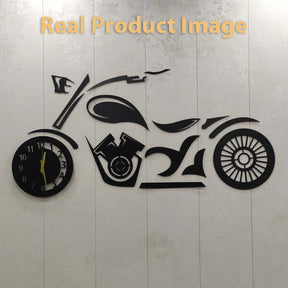 Motorbike Wooden THEME CLOCK For Home - WC 118