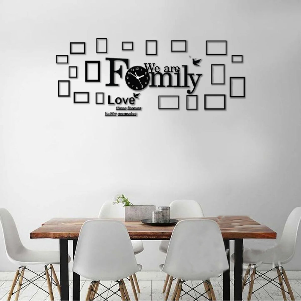 Big Family Frames Clock - WC 124