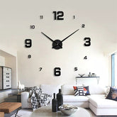 LARGE SIZE WOODEN DIY CLOCK WITH 12 INCHES NEEDLES - 3D 516