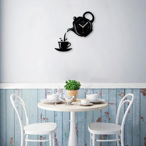 Kettle Wall Clock for Kitchen Decoration - WC 114