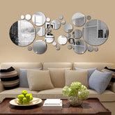 Acrylic Big Circle Decor Mirrors set - WM 723