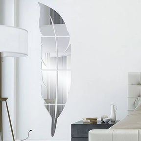 Acrylic Leaf Mirror For Wall Decor - WM 702