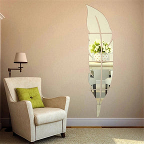 Acrylic Leaf Mirror For Wall Decor - WM 702