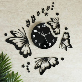 Butterflies with Stars Wall Clock - PD 602