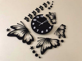 Butterflies with Stars Wall Clock - PD 602